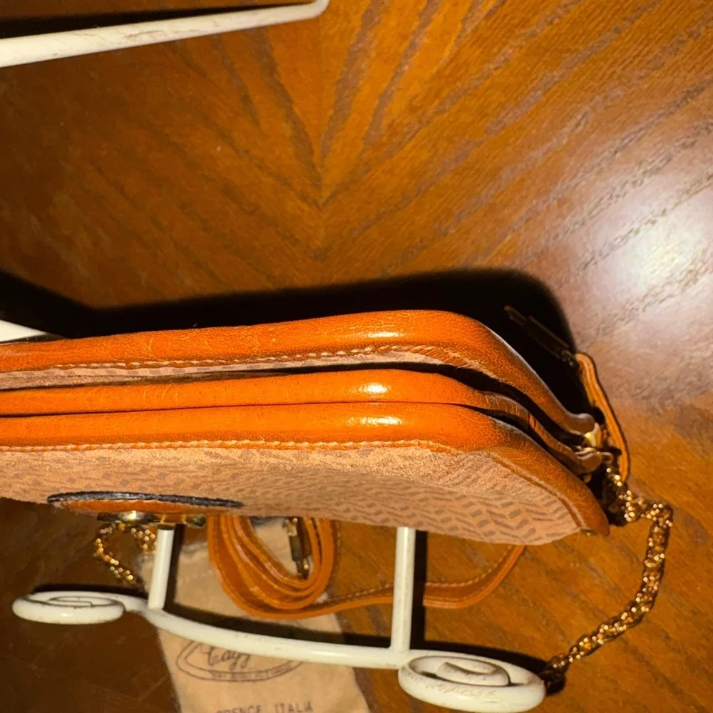 Caggiano Vintage Suede Shoulder Bag